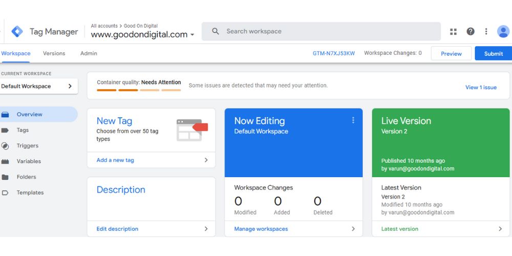 Google Tag Manager (GTM)