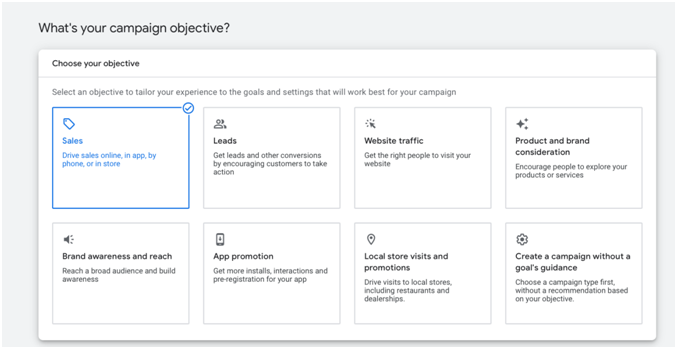 Performance Max Campaign in Google Ads 
